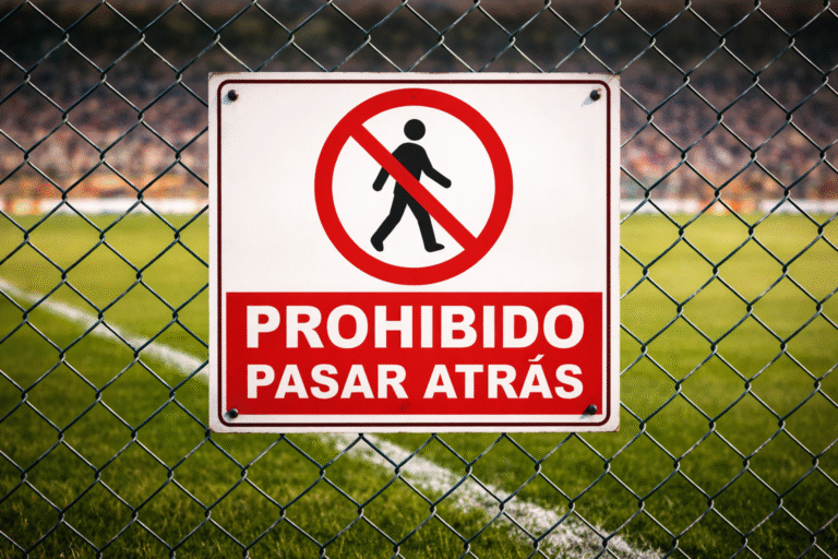 La Dictadura de la Línea Recta: Cuando el Balón Quema hacia Atrás